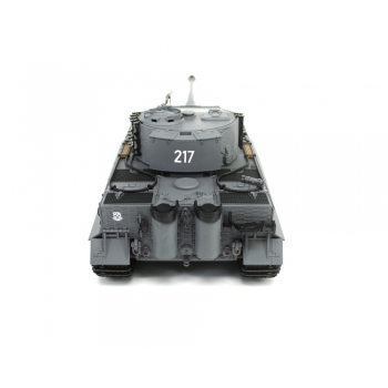 Ferngesteuerter Panzer IR/Sound 1:24 Deutscher Tiger I Mittlerer Standard Grau RTR 2,4 GHz - Heng Long 3841-11-M